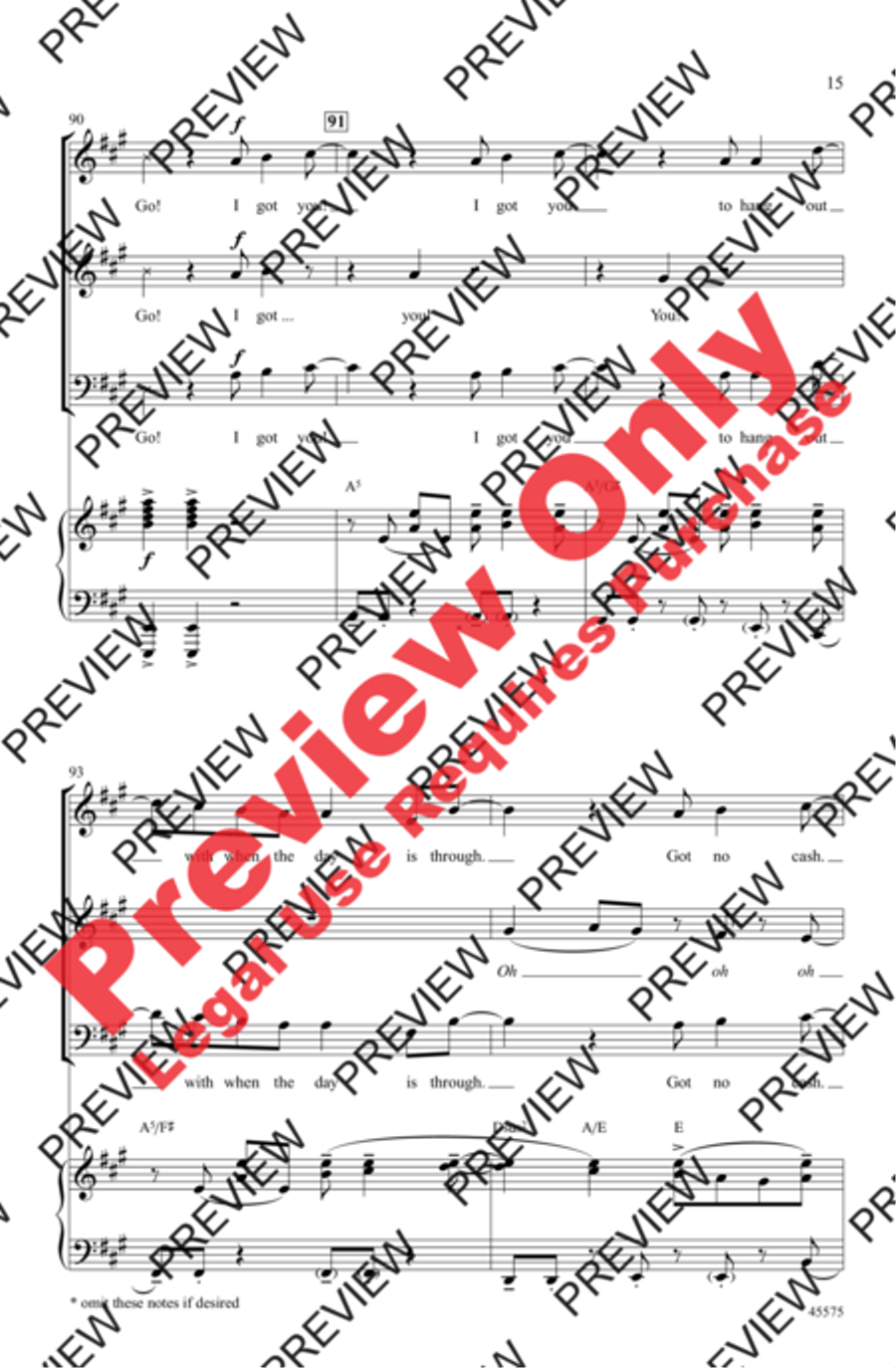 I Got You I Got You 3-Part scores gallery preview page 15