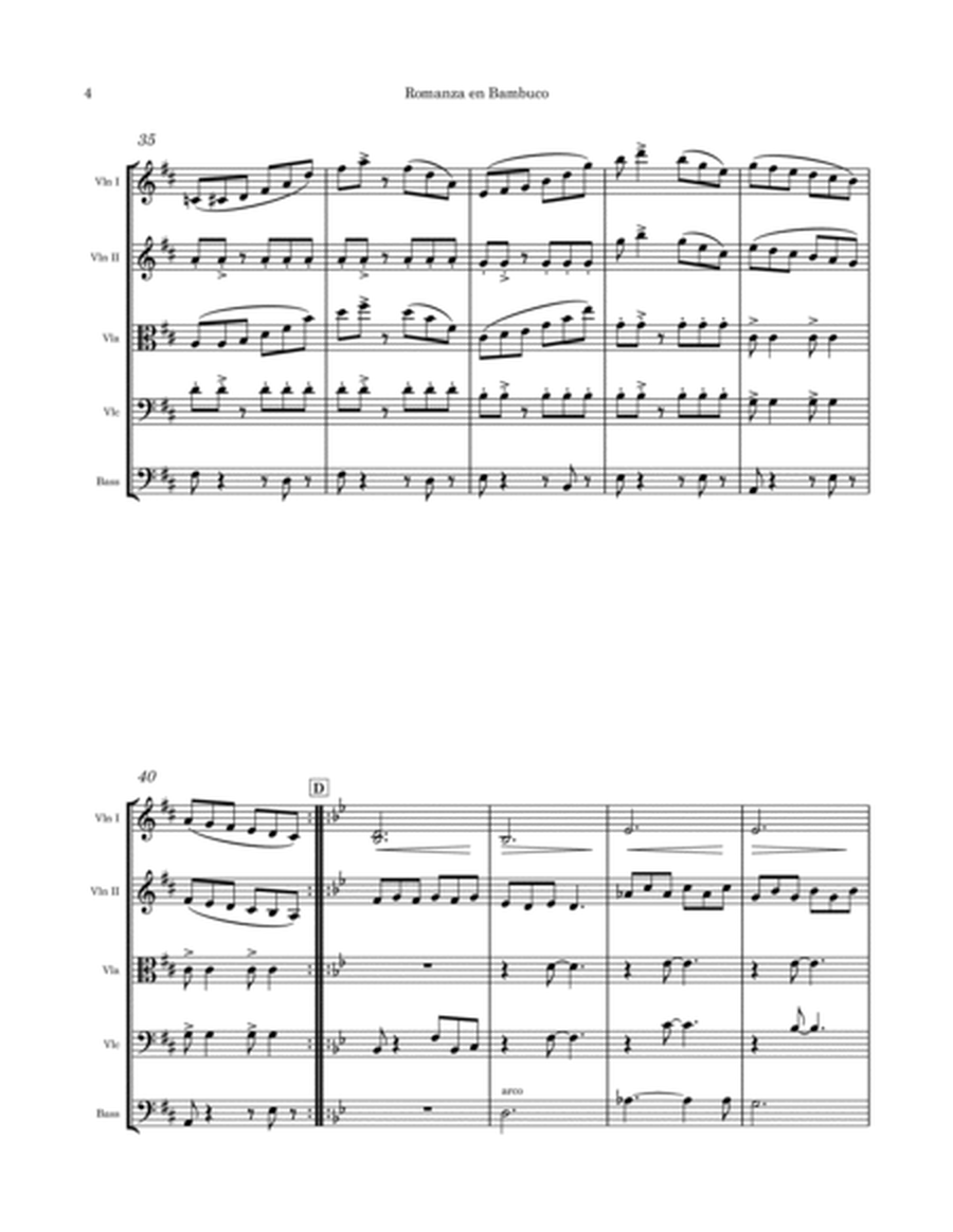 Romanza en Bambuco - Strings Quintet image number null