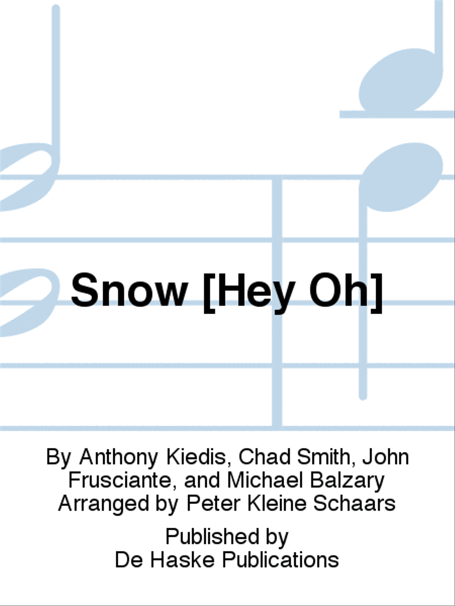 Snow [Hey Oh] Concert Band scores gallery preview page 1