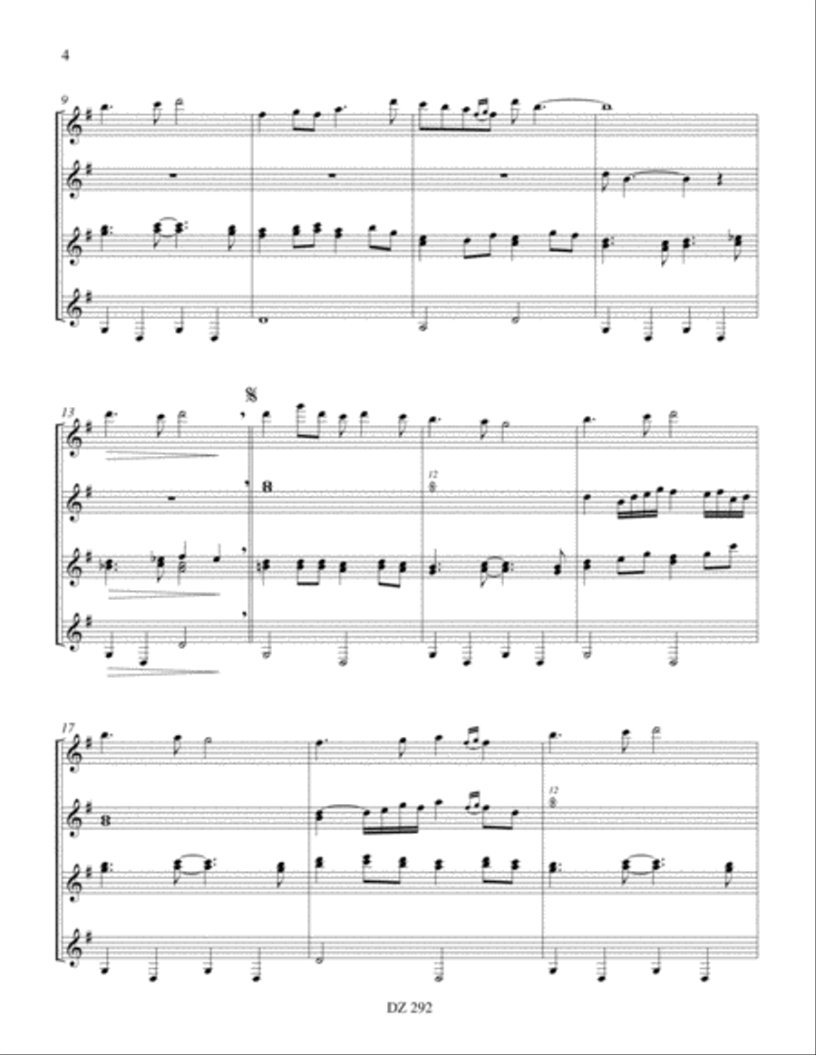 Petite sérénade rétro Petite sérénade rétro Guitar Ensemble scores gallery preview page 3