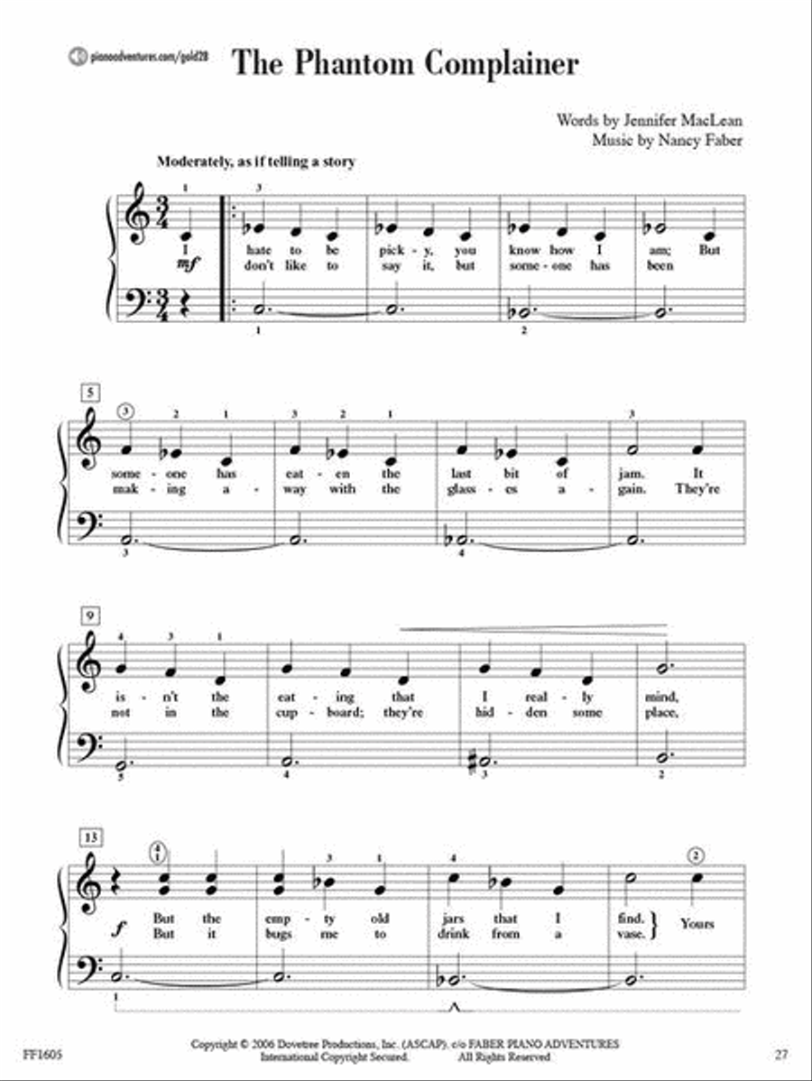 Level 2B – Gold Star Performance with Online Audio Piano Method scores gallery preview page 6