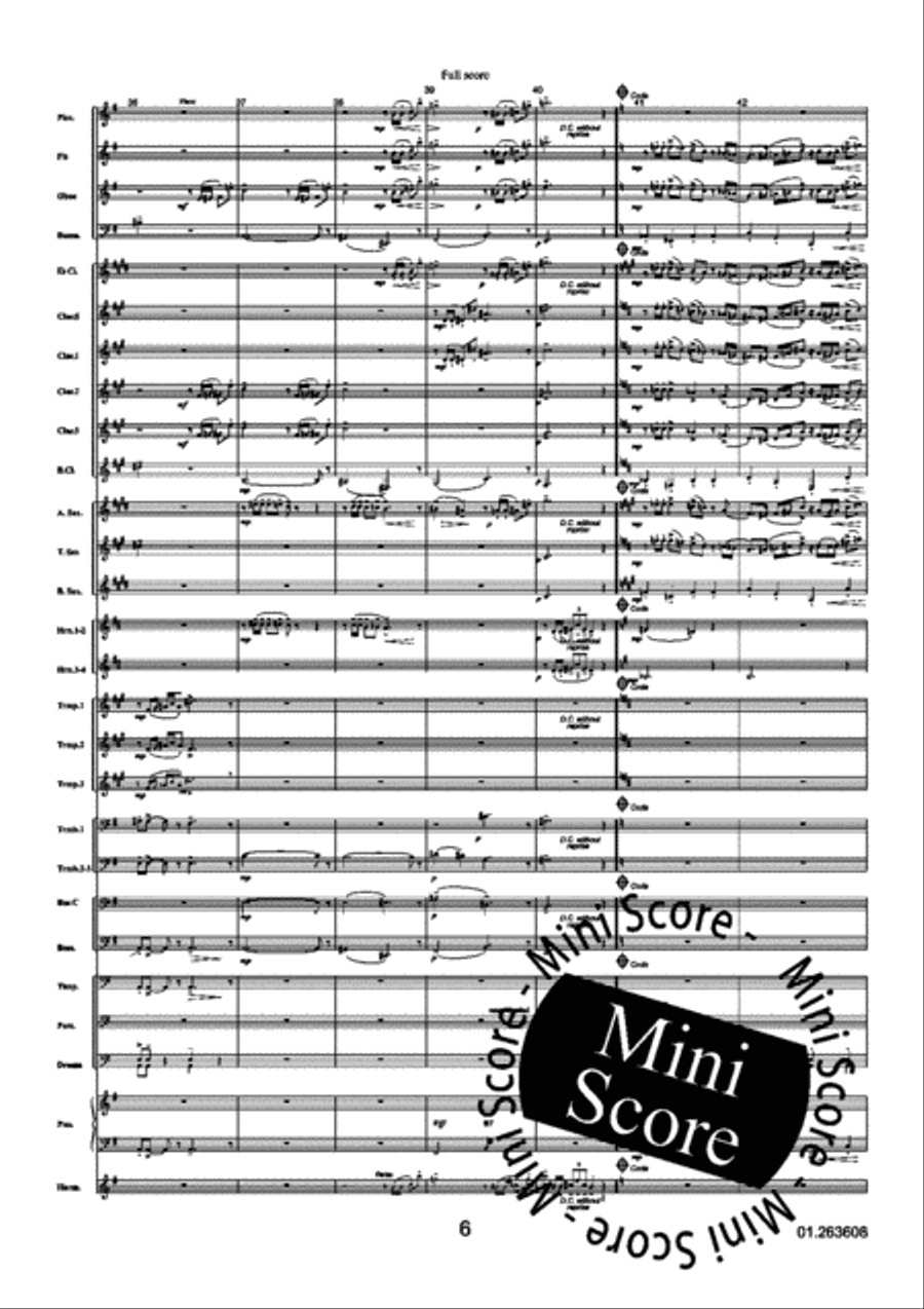 Three Grey Tango's Concert Band scores gallery preview page 10
