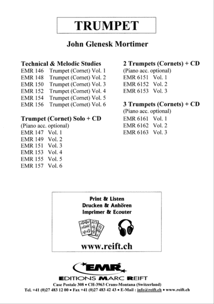 Technical & Melodic Studies Vol. 5 Trumpet scores gallery preview page 2