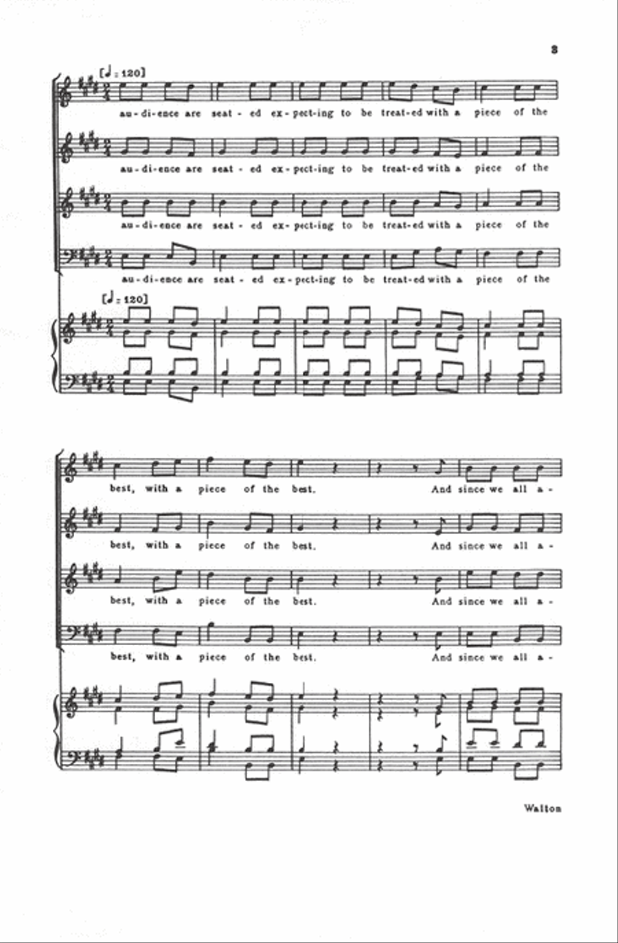 Modern Music 4-Part scores gallery preview page 3