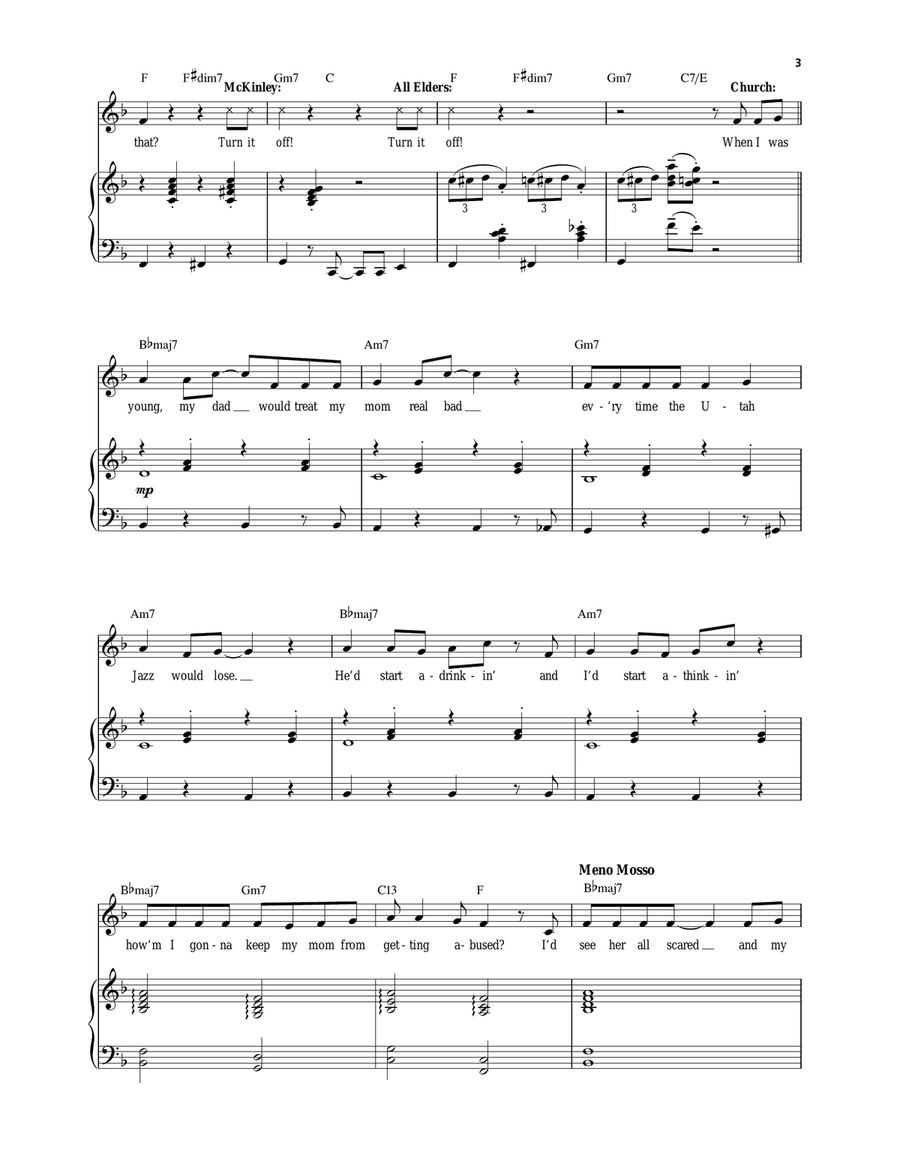 Turn It Off Voice scores gallery preview page 3