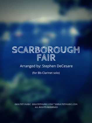 Book cover for Scarborough Fair (for Bb-Clarinet solo and Piano)