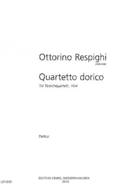 Quartetto dorico : fur Streichquartett, 1924