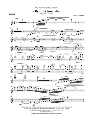 Olympia Australis (Orchestra) - Violin I