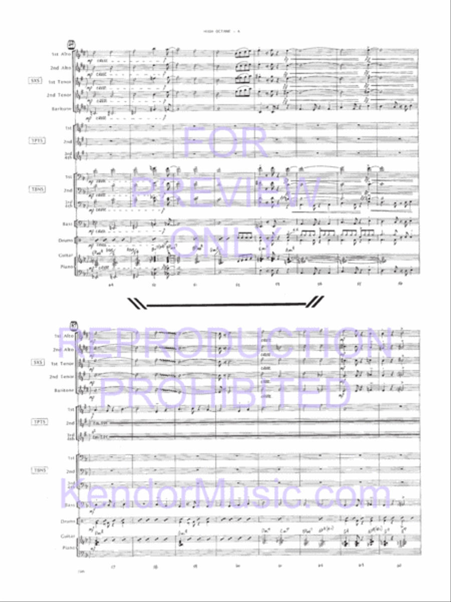 High Octane Jazz Ensemble scores gallery preview page 5