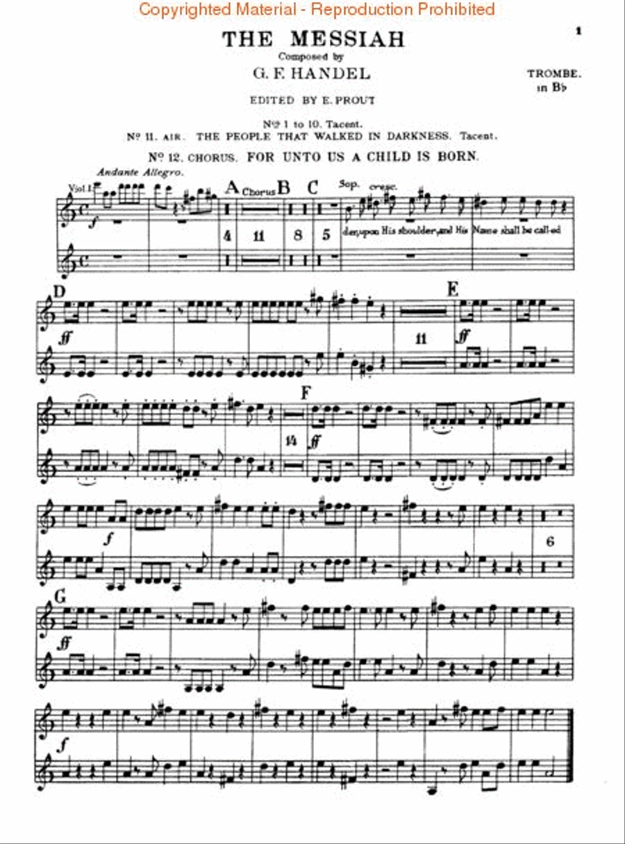 Messiah (Oratorio, 1741) Choir scores gallery preview page 2
