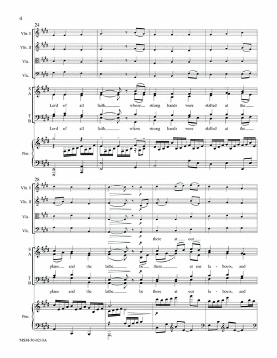 Lord of All Hopefulness Choir scores gallery preview page 6