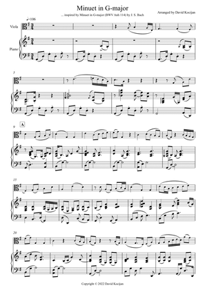 Minuet in G-major (viola & piano)