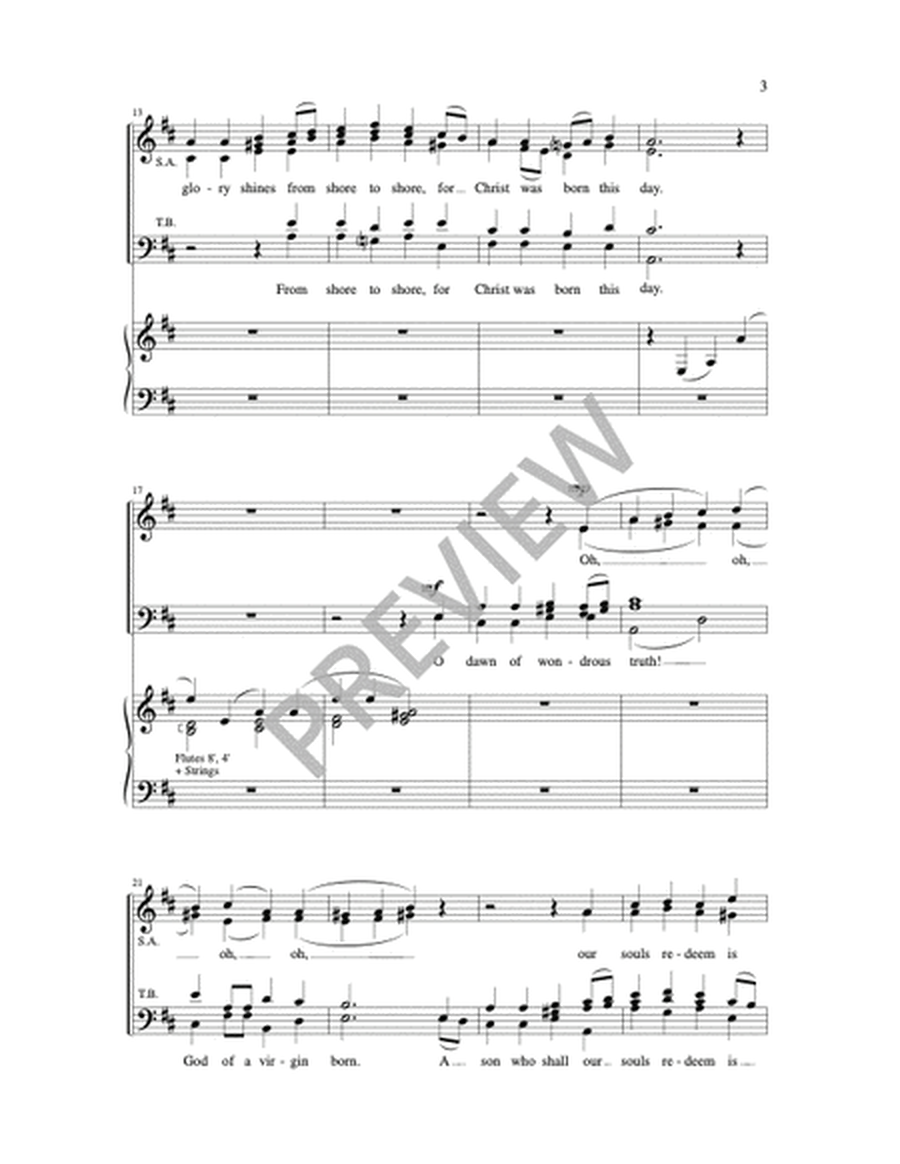 Christmas Fanfare SATB image number null