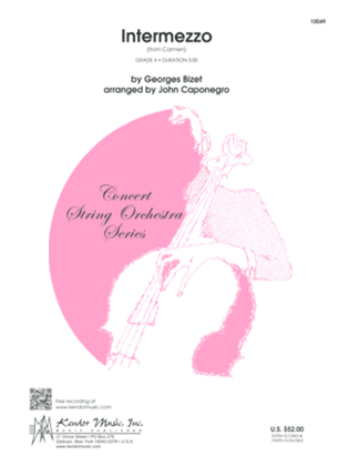 Book cover for Intermezzo (from Carmen)