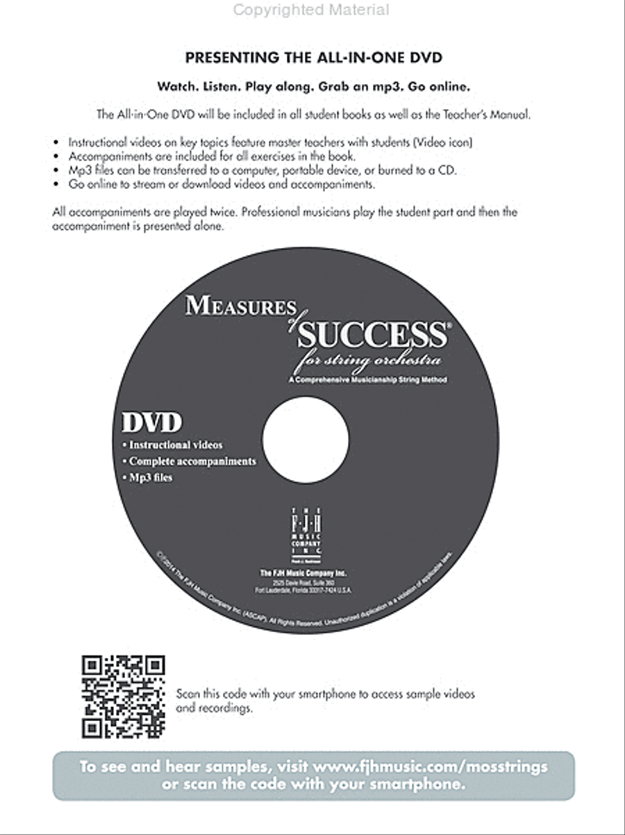 Measures of Success for String Orchestra-Violin Book 1 Chamber Orchestra scores gallery preview page 3