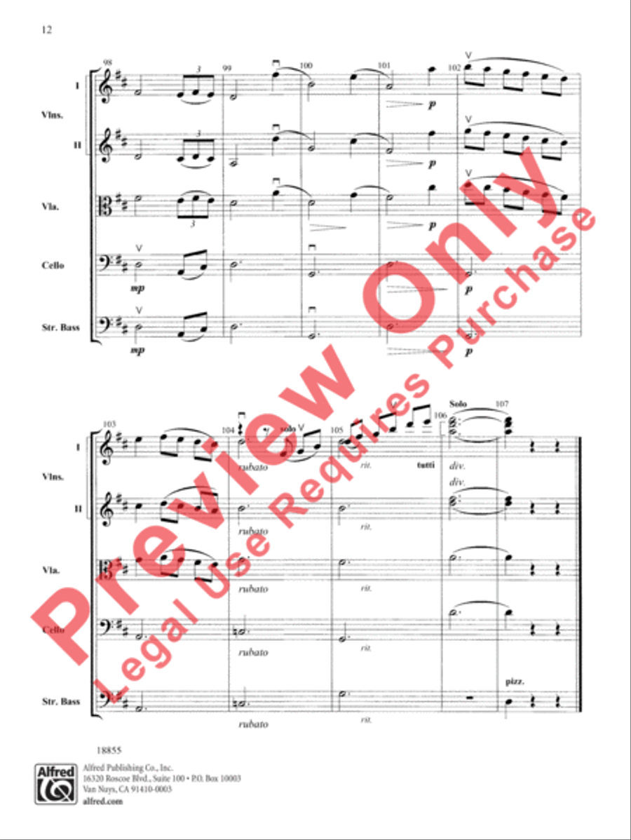 Sheebeg and Sheemore String Orchestra scores gallery preview page 13