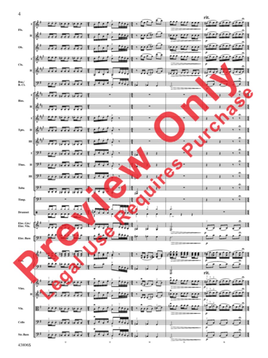 A Mad Russian's Christmas Full Orchestra scores gallery preview page 32