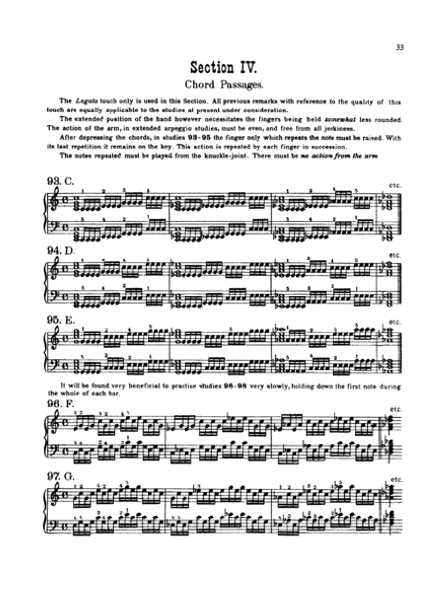 Beringer: Daily Technical Studies for Piano Piano Method scores gallery preview page 1