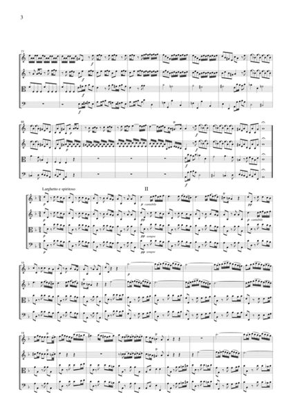 Vivaldi Concerto for 2 Violins in a moll, Op3, No.8, all mvts., for string quartet, CV105