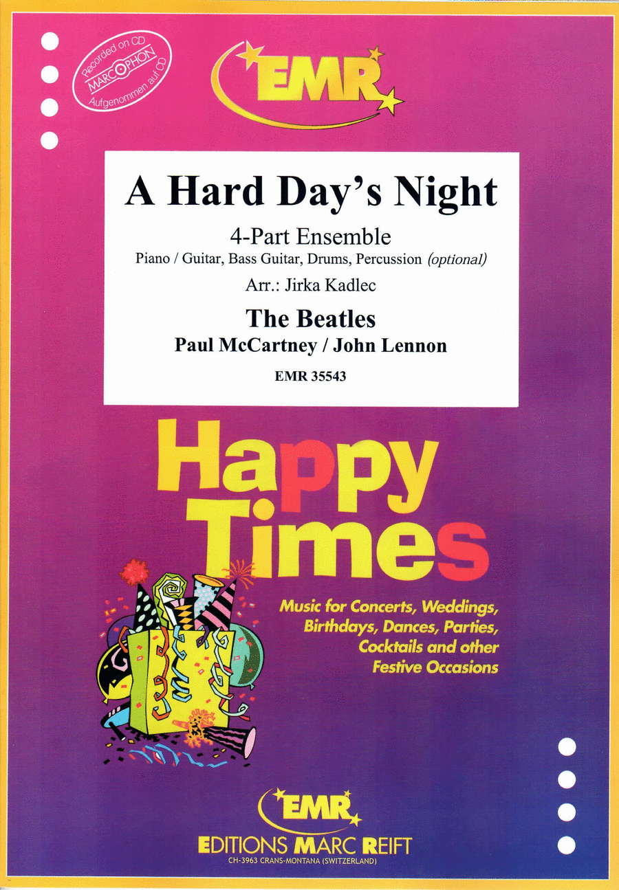 A Hard Day's Night Concert Band scores gallery preview page 1