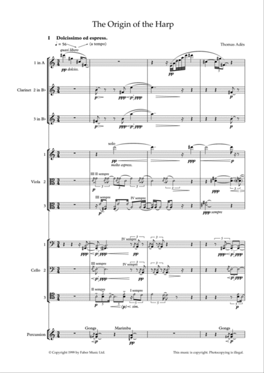 The Origin of the Harp Full Orchestra scores gallery preview page 2