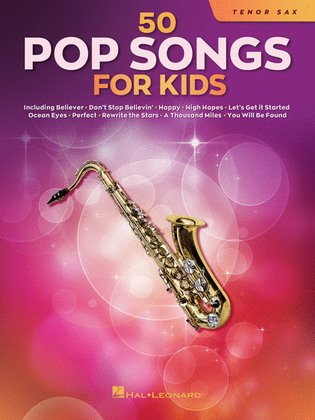 Book cover for 50 Pop Songs for Kids
