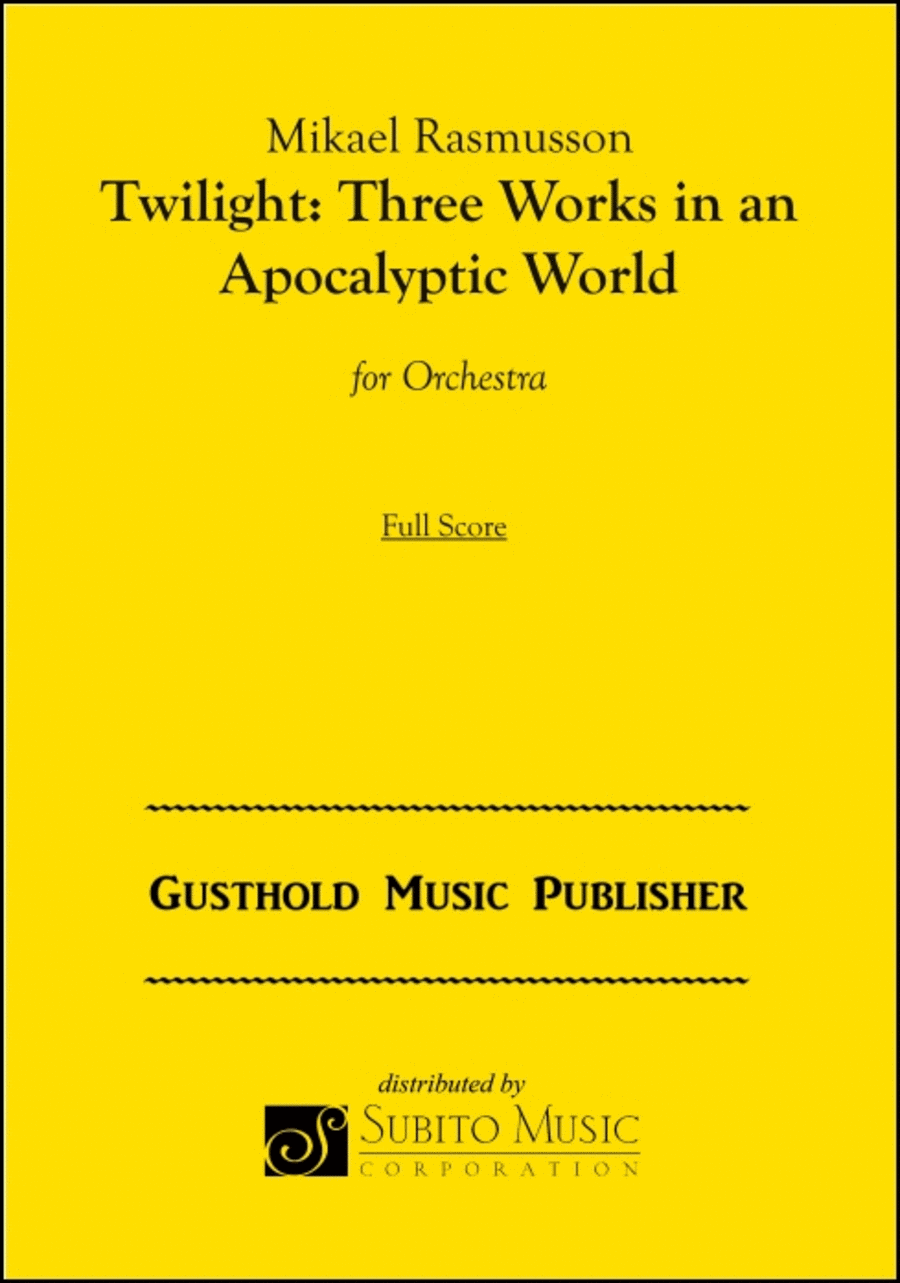 Twilight: Three Works in an Apocalyptic World Orchestra scores gallery preview page 1