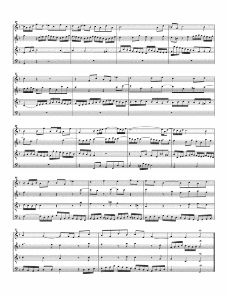 Fugue from Das wohltemperierte Klavier I, BWV 862/II (arrangement for 4 recorders)