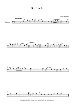 Die Forelle - Franz Schubert (Bassoon)