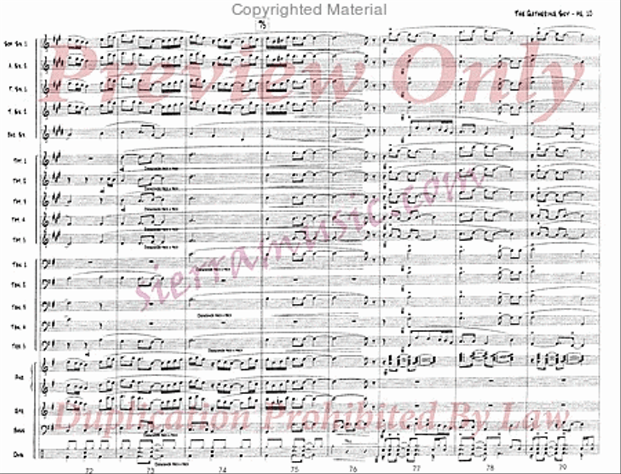The Gathering Sky Jazz Ensemble scores gallery preview page 11