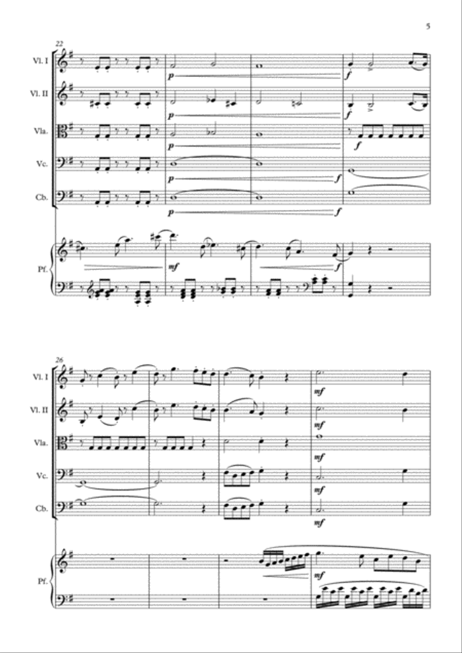 Sonatina op. 20 n° 1 String Orchestra scores gallery preview page 5