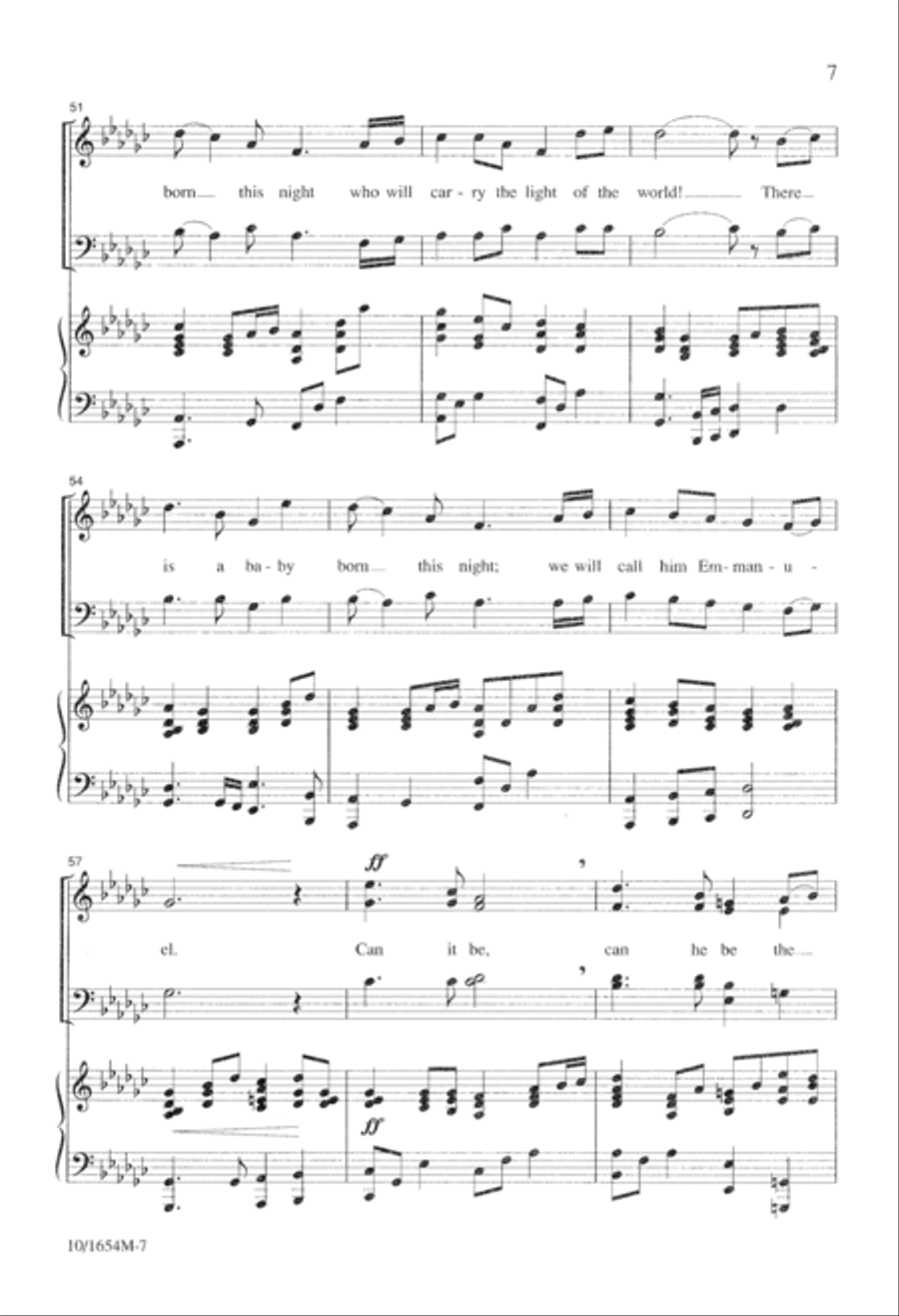 Bethlehem in Me 4-Part scores gallery preview page 7