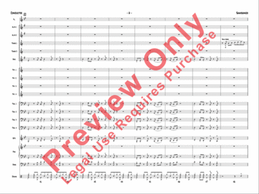 Sambeando Jazz Ensemble scores gallery preview page 9