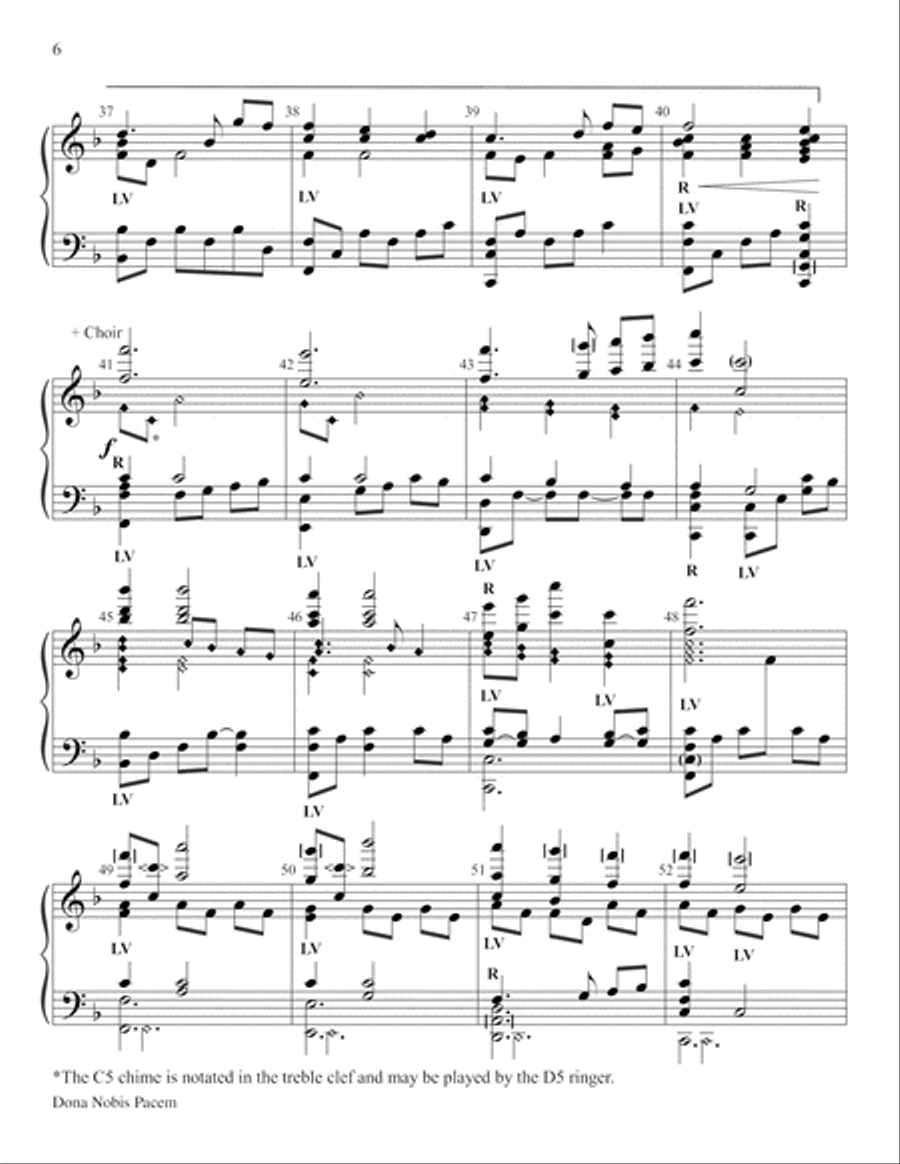 Dona Nobis Pacem Choir scores gallery preview page 6