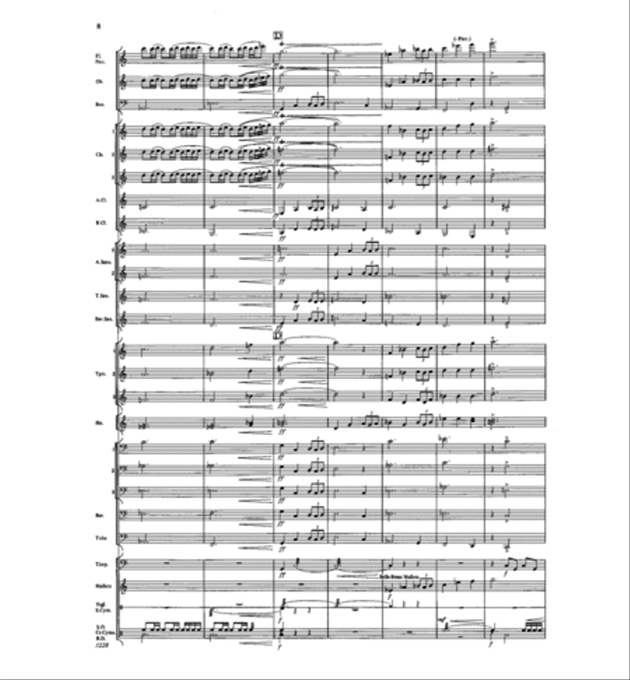 A Bayside Portrait Concert Band scores gallery preview page 7
