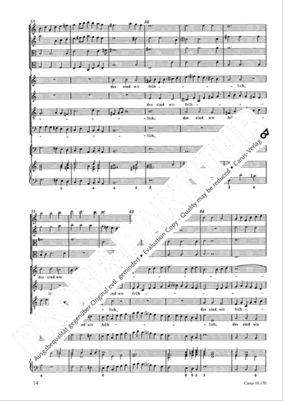 Wenn der Herr die Gefangenen 4-Part scores gallery preview page 15
