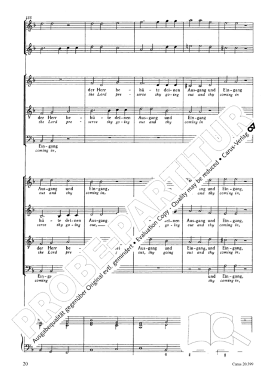 I lift up mine eyes (Ich hebe meine Augen auf zu den Bergen) ATB scores gallery preview page 21
