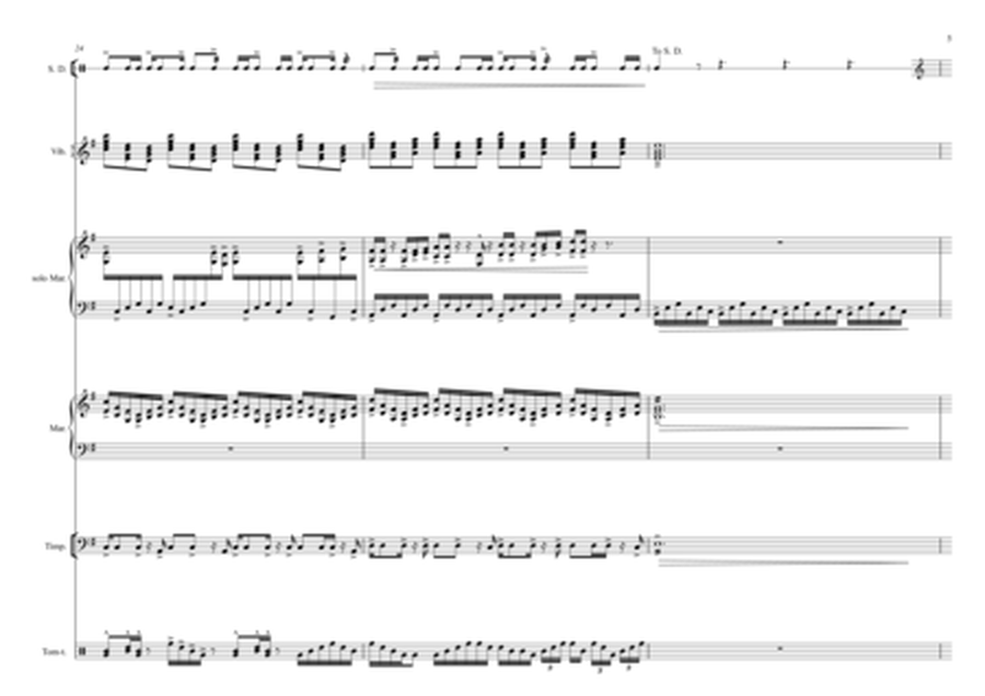Concerto N°1 Liberty- Marimba With Percussion Ensemble 安德森 · 馬托斯《自由》-給木琴與五位擊樂協奏者(世界首演) image number null