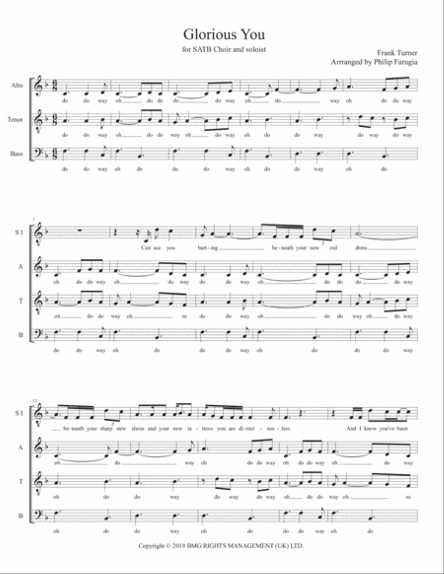 Glorious You 4-Part scores gallery preview page 2
