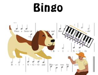 Book cover for Bingo - Pre-Staff Alpha Notation