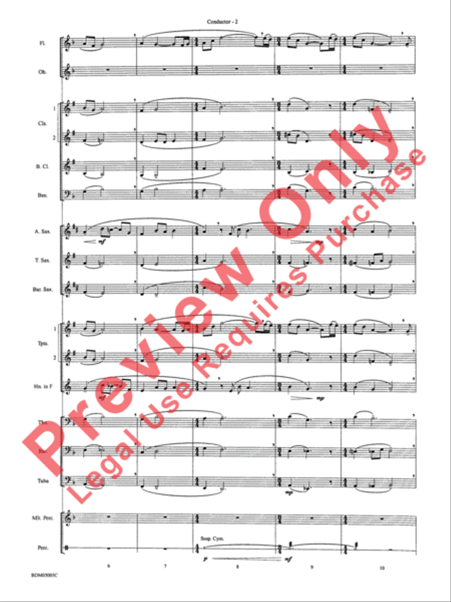 Contemplation Contemplation Concert Band scores gallery preview page 4