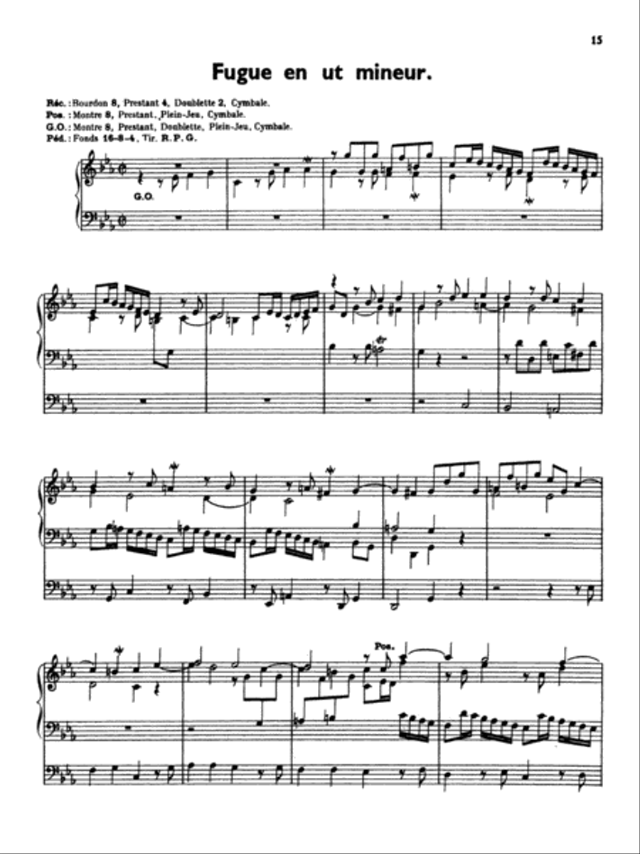 Bach: Organ Works Organ scores gallery preview page 1