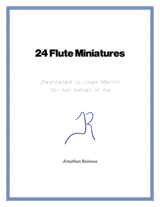 24 Flute Miniatures: No. 7, Disquiet