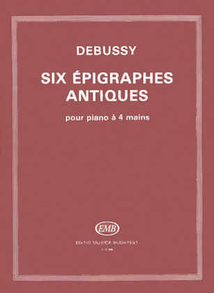 Book cover for 6 Epigraphes Antiques-1/4