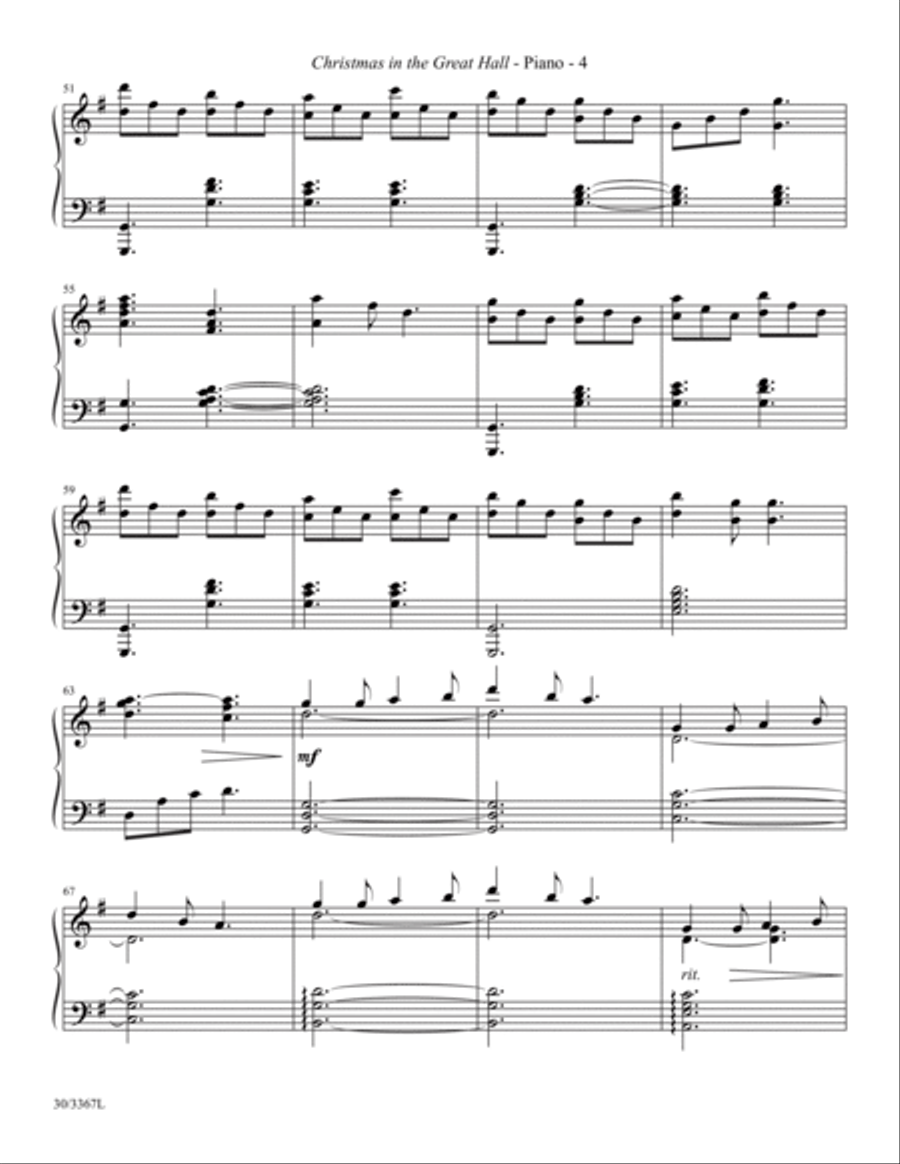Christmas in the Great Hall - Instrumental Ensemble Score and Parts Chamber Orchestra scores gallery preview page 5