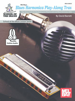 Book cover for Blues Harmonica Play-Along Trax