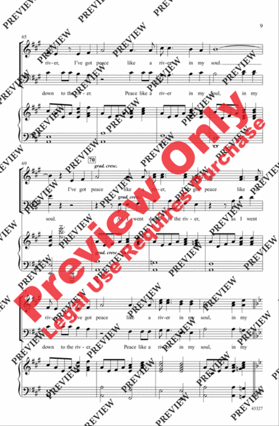The River 3-Part scores gallery preview page 9