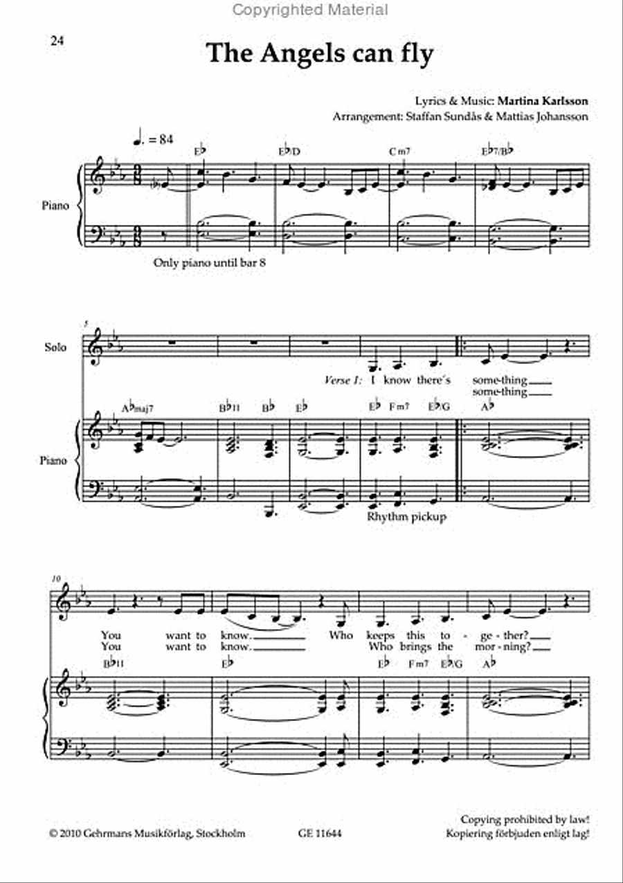 Yes, I'm coming home 4-Part scores gallery preview page 6