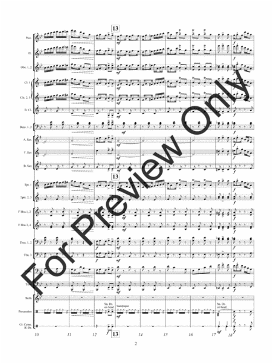 With Pleasure Concert Band scores gallery preview page 5