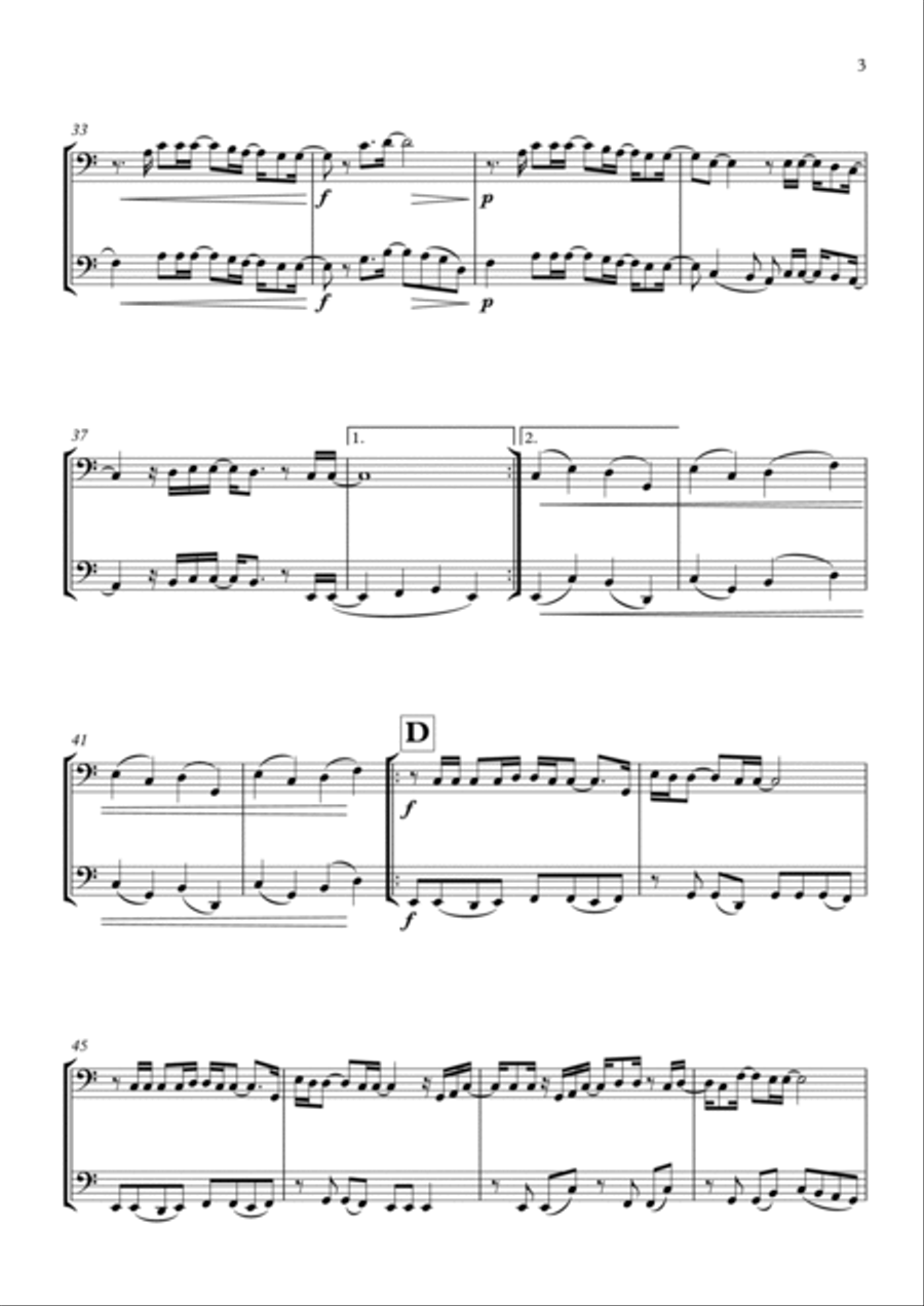 Goodness Of God Brass Duet scores gallery preview page 3